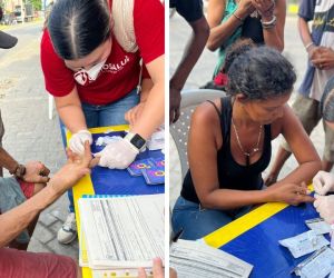 Los participantes de la jornada recibieron refrigerios y atención psicosocial.