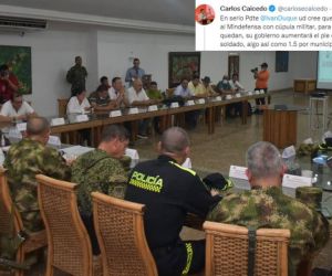 Gobernación cuestionó el Consejo Nacional de Seguridad. 