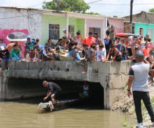 Lugar donde fue hallado el cuerpo.