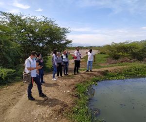 Los funcionarios llegaron a la Variante Sur de Ciénaga.