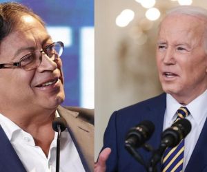 Gustavo Petro y Joe Biden.