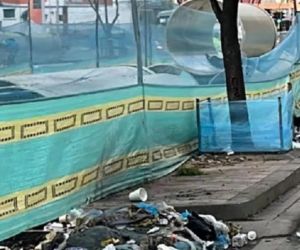 Zona donde hallaron a la víctima.