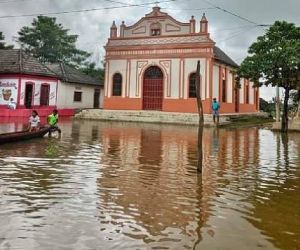 La comunidad del Bálsamo afecta por las inundaciones. 
