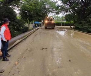 Zona donde se llevaron a cabo los trabajos.