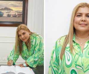  Karina Isabel Chávez y la alcaldesa Johnson