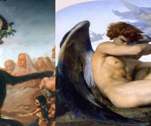 Representaciones de ángeles y demonios