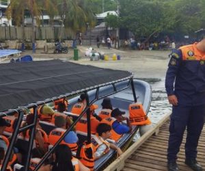 Visitantes en aguas samarias