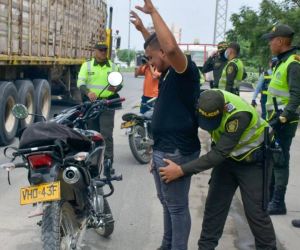 Operativos de la policía nacional de Santa Marta 