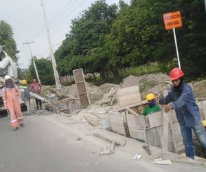 Construcción del sendero peatonal