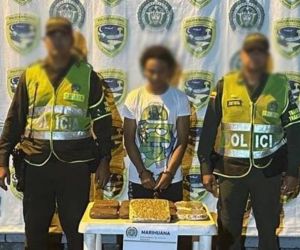 Sorprenden en Tucurinca a pasajero de bus con 4,5 kilos de marihuana