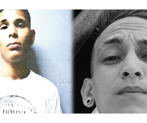 Nervin Florido Sánchez, el mototaxista asesinado; y Jesús David Salcedo, el presunto asesino.