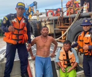 Pescadores rescatados.