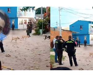 Alirio Alberto Iglesias y el lugar donde fue dejado sin vida.