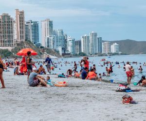 Turistas en Santa Marta