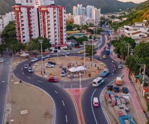 Obras de Ruta del Sol en El Rodadero.