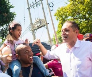 Edgardo 'Nene' Pérez en la Registraduría en Santa Marta