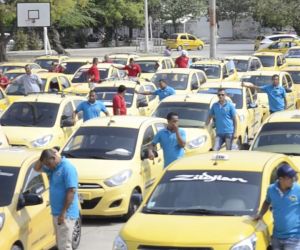 Taxistas en Santa Marta