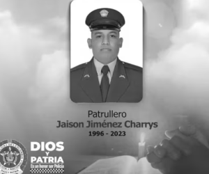 Patrullero Jaison Jiménez Charrys.