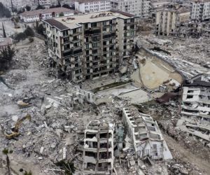 Imagen de los daños por los terremotos en Turquía.