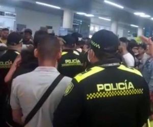 Situación en el aeropuerto.