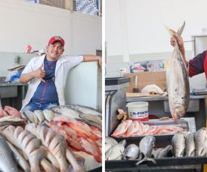  Plazoleta de Pescados y Mariscos ubicada en el Mercado Público.