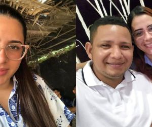 Kelly Ariza y Omar Villegas, los adultos involucrados en el accidente.