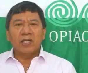 Julio César Estrada Cordero, líder indígena.