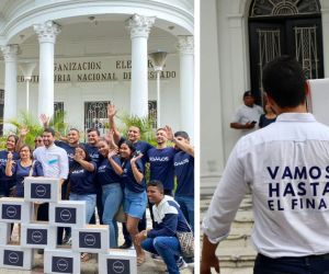 Entrega de firmas recolectadas para ser candidato a la Alcaldía de Santa Marta