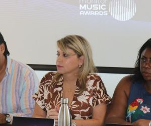 Rueda de prensa en el Teatro Santa Marta, por motivos de Monitor Music Awards.