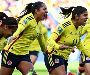 Celebración de la selección Colombia femenina.