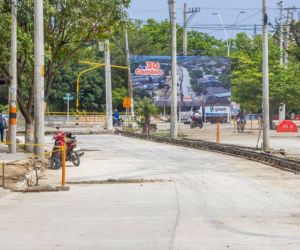 Obras en la calle 30.