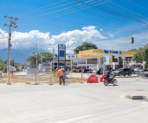 Obras en la calle 30 con carrera quinta.