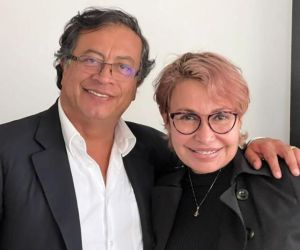 Gustavo Petro y Patricia Caicedo.