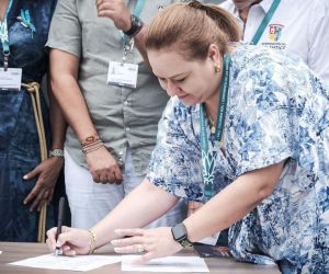 La directora del Departamento Administrativo de Sostenibilidad Ambiental Dadsa.