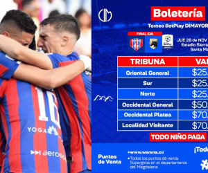 Ya está a la venta la boletería para la final entre Unión Magdalena y Llaneros