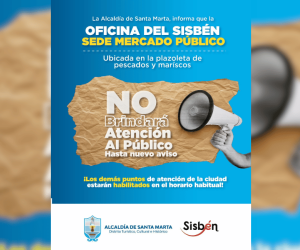Sisbén en el Mercado Público cierra temporalmente: Puntos alternos de atención