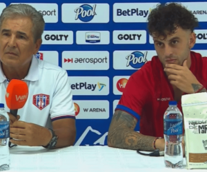 Jorge Luis Pinto y Cristian Sención
