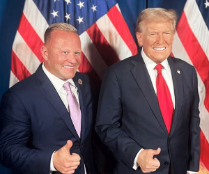 Donald Trump y Daniel Newlin