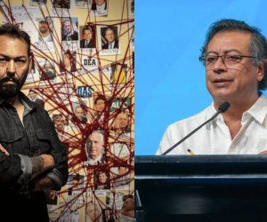 Daniel Mendoza y Gustavo Petro