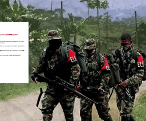 Cese el fuego por 10 días anuncia el ELN