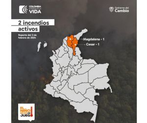 2 incendios activos 