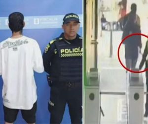 Captura del presunto agresor.