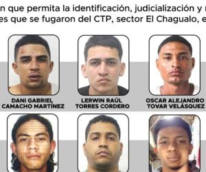 Estos son los presos que se fugaron de una estación de Policía en Medellín.