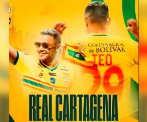 Teófilo Gutiérrez jugador del Real Cartagena.