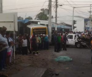 Accidente de tránsito en San Andrés 