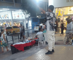 Vendedores estacionarios