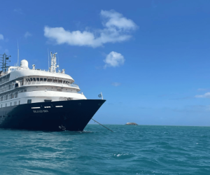 Crucero Island Sky, que zarpó de Santa Marta, llegó este domingo al Cabo de la Vela