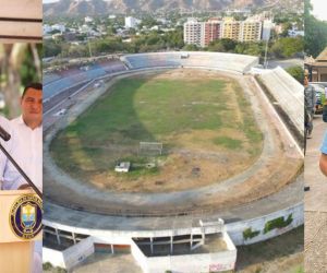 Los mandatarios se enfrentaron por el control del Estadio Eduardo Santos.