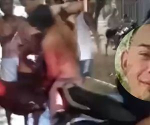 Captura de pantalla, victima herida.