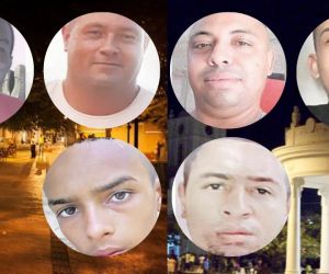 Victimas identificadas durante el fin de semana. 